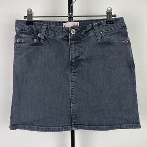 Urban Outfitters‎ BDG Washed Black Denim Mini Jean Skirt